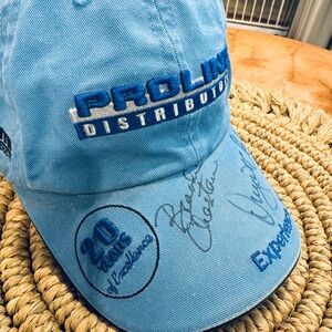 Brandi Chastain / Dwight Clark signed Ballcap